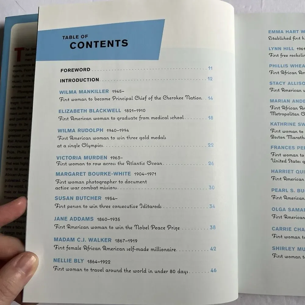 Ladies First 40 Daring American Women Who Were Second to None Hardcover Book